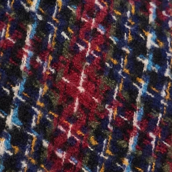 Torrid Hooded Ruana Plaid Poncho One Size - Picture 5 of 7